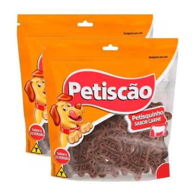 Imagem de Kit 2 Petisquinho de Carne Pesticão 250g - Petiscão