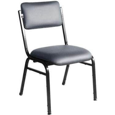 Imagem de Cadeira Empilhável para Auditórios Linha Hotel Smart Cinza - Design Of