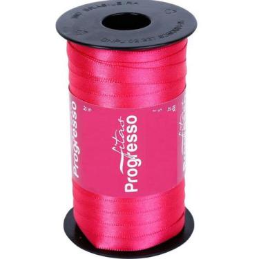 Imagem de Fita de Cetim Progresso 7MM 100 Metros Varias Cores - Fitas Progresso,