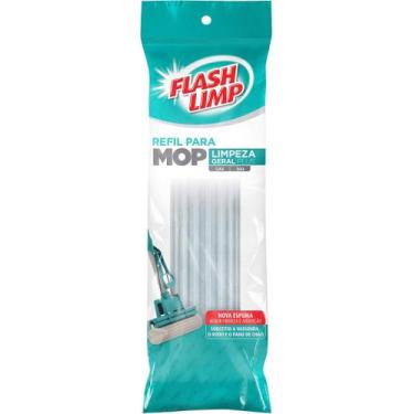 Imagem de Refil para mop rodo magico flash limp limpeza geral - FLASHLIMP