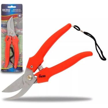 Imagem de Tesoura Leve de Poda Colheita Jardinagem Floricultura Bypass - Corneta