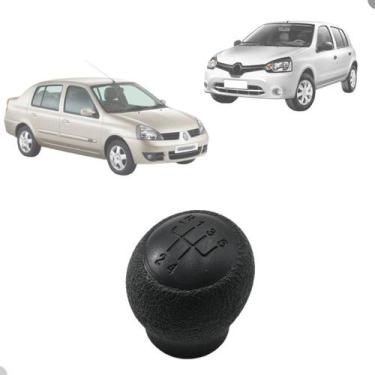 Imagem de Manopla Bola Cambio Clio Hatch Sedan 2000 01 02 03 04 05 06 07 08 09 A