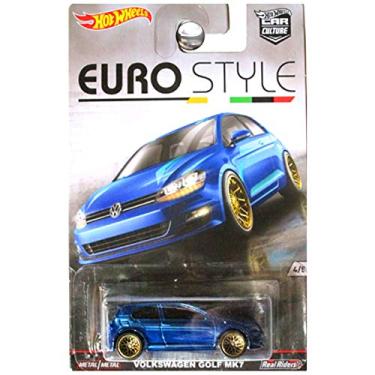 Imagem de Hot Wheels Car Culture Euro Style Volkswagen Golf MK7 Blue
