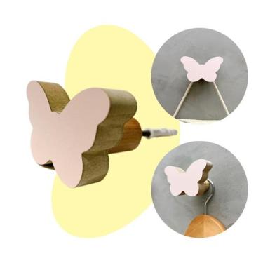 Imagem de 1 Gancho parede borboleta infantil decoração baby 1Bobb15c - Souvenir 