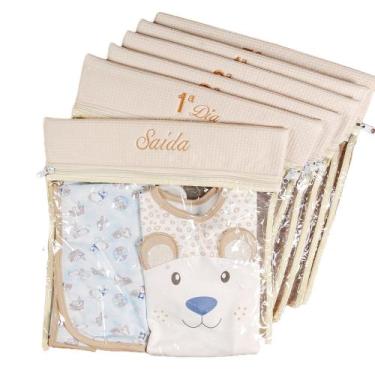 Imagem de Kit 4 Saquinhos Organizadores Maternidade Bebê Trançadinho - ThamyBaby