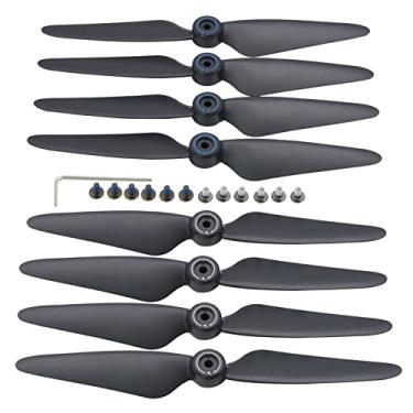 Imagem de Blomiky 2 Sets 8 Pack F7 Foldable Propellers Replace Spare Pros Compatible with Bwine F7GB2 F7 SJRC F7S F7 4K 9800FT RC Quadcopter Drone F7 Propeller 2