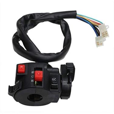 Imagem de Morii Novo conjunto de interruptor esquerdo de quadriciclo chinês de 9 fios, 5 funções, interruptor de estrangulamento com luz de partida compatível com quadriciclos de 150cc 200cc 250cc 300cc