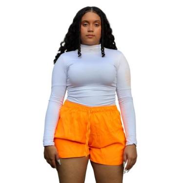Imagem de short tactel feminino plus size shortinho shorts juvenil menina bermud