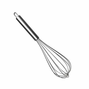 Imagem de Batedor De Ovos Fue Inox Profissional Fouet Reforçado 33cm - TATUDEBOA
