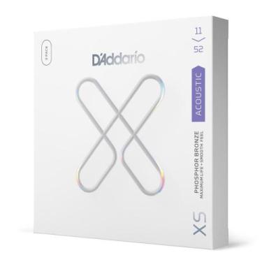 Imagem de Encordoamento Violão Revestido 11-52 (3 jogos) DAddario XS - D addario