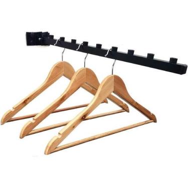 Imagem de Cabideiro parade para roupas duplo arituculado para 30 cabides com 113