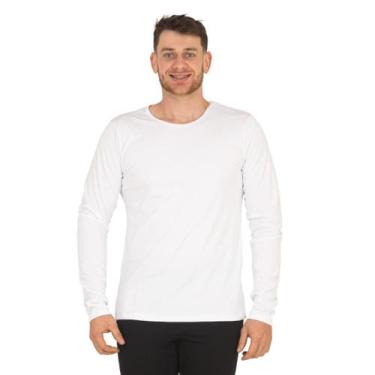 Imagem de Blusa Térmica Masculina Peluciada Segunda Pele Flanelada de Inverno P-