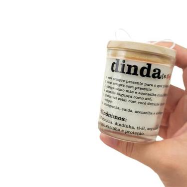Imagem de lembrancinha aceita ser minha dinda VELA AROMATICA 70G LAÇ A - Bia art