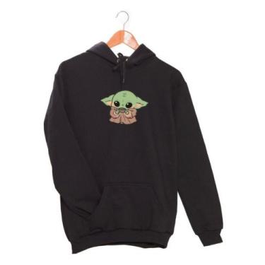Imagem de Moletom Stars Wars Baby Yoda Casaco Unissex Tumblr - SEMPRENALUTA , Pr