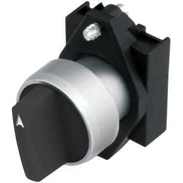 Imagem de Botão Modular Frontal 3SB6 Preto Pulsado - Siemens | 3 Posições 3SB6030-2AM10-0YA0