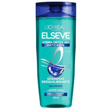 Imagem de Shampoo Elseve Detox Anticaspa Reequilibrante 400ml