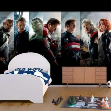 Imagem de Papel de Parede Adesivo Infantil Vingadores Era de Ultron 1X1 - Final 