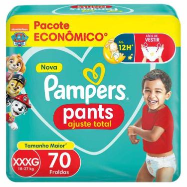 Imagem de Fralda Infantil Pampers  Pacote Econômico Pants Ajuste Total XXXG com 