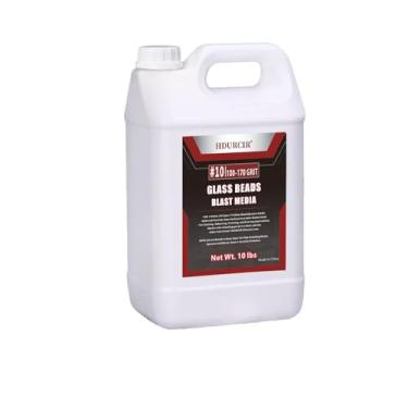 Imagem de HDURCIR #10 Contas De Vidro - 10 Lb (4,5 Kg) - Mídia Abrasiva Para Jato De Areia (Média) 100-170 Mesh (Grão) Para Gabinetes De Jateamento Ou Pistolas De Jato De Areia