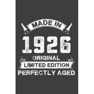 Imagem de 95Th Birthday Gifts for Legends Made in 1926 95 Year Old Meme: Notebook Journal with 6" x 9", 120 Pages For Lady, Girls And Women. Perfect Possum Blank Lined Notebook Journal Gift Ideas.