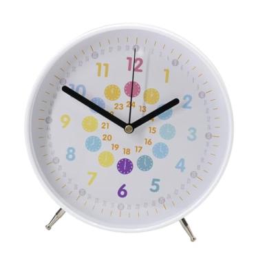 Imagem de Generic Relógio de Parede com Números Coloridos para Escritório, Relógio de mesa