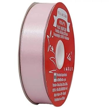 Imagem de Fita de Cetim Trader 22mm N5 com 50 Metros, COR 004 ROSA BEBE, 50 METR
