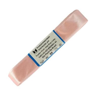 Imagem de Fita de Cetim Trader 15mm N3 com 10 Metros, COR 07 SALMON CLARO, 10 Me