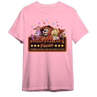 Imagem de Camiseta Fnaf Freddy Fazbear's Pizza Fantasy And Fun Game - Abstract G