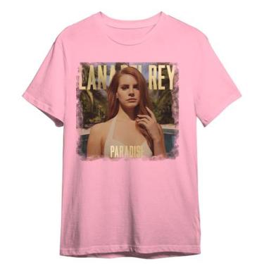 Imagem de Camiseta Basica Cantora Lana Del Rey Album Paradise Unissex - Abstract