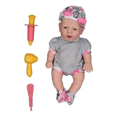 Imagem de Bebê Coleção Baby Sweet Reborn Cotiplás Primeira Vacina 2433