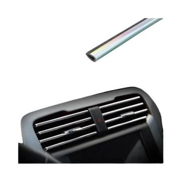 Imagem de Saída de Ar Condicionado para Carro 20cm - Moldura Decorativa em U, Sl