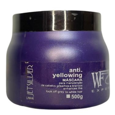Imagem de Mascara para Cabelos Brancos Coloridos Grisalhos Loiros Neutraliza Ton