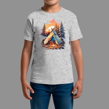 Imagem de Camisetas Infatil Country Casual Manga Curta Gola Redonda Cabana - Rod