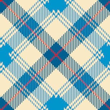 Imagem de Papel De Parede 3m Autocolante Xadrez Clássico Azul Nude Vermelho Efeito Textura