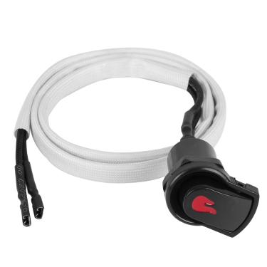 Imagem de Interruptor de botão de ignição para grelhas de fogo serve para sistema de ignição Surefire Char-Broil (inclui fio de 66 cm)