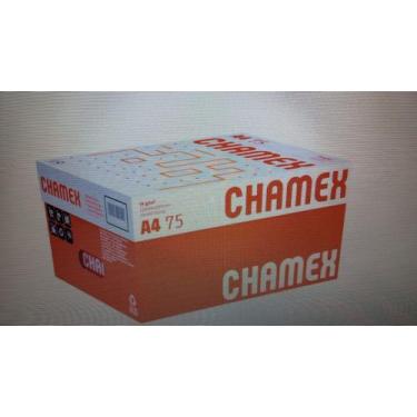 Imagem de Papel sulfite A4 75 grs branco Caixa com 10 pacotes de 500fls - Chamex