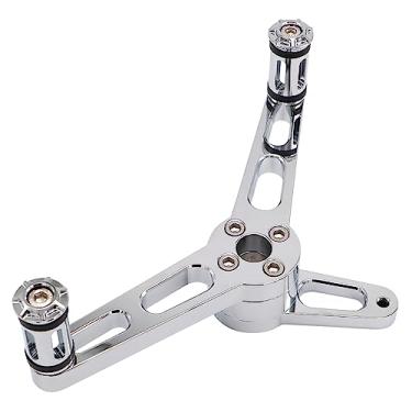 Imagem de FENGREN Pegs de alavanca de câmbio para motocicleta para Harley Sportster Custom XL 883 1200 Nightster 1200N 2004-2022 (cromado)