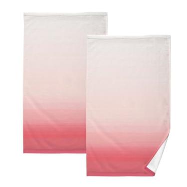 Imagem de Blush Horizon Glow-22 toalhas de banho de algodão 2 peças, toalhas de mão pequenas, toalhas de banho absorventes, toalhas de banho de secagem rápida, toalhas decorativas para banheiro, cozinha