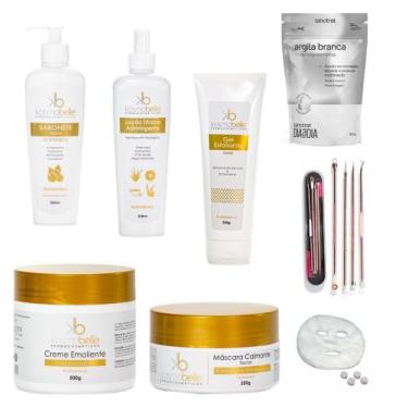 Imagem de Kit Limpeza De Pele Profunda Profissional + Argila E Máscara - KOSMOBE
