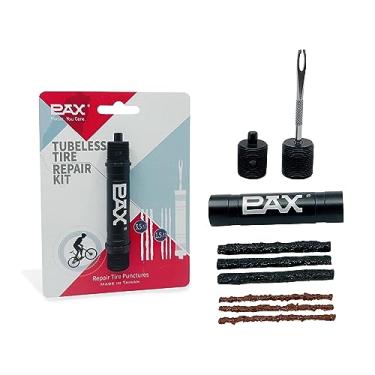 Imagem de PAX Kit de reparo de pneu sem câmara de montanha de emergência, mais chave sextavada de 5 mm para reparo de bicicletas, reparo de furos de pneu de bicicleta de estrada