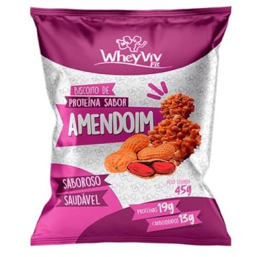 Imagem de Biscoito de Amendoim - Wheyviv - 45g