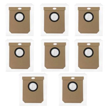 Imagem de Pacote com 10 sacos de pó para aspirador de pó robô Eufy L60, L60 SES, L50, L50 SES, 2,5L L60/ L50 sacos de substituição para Haier H9+, Conga Home 10000, 8090 Ultra, 9090 AI Aspirador de pó