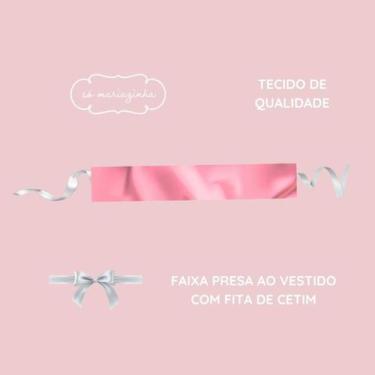 Imagem de Faixa Lisa ROSA CHICLETE Infantil Acessorio Festa Casamento Batizado D