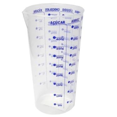 Imagem de COPO PLASTICO DE MEDIDA DOSADOR GRADUADO C/BICO 570ML