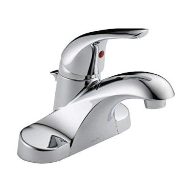 Imagem de DELTA FAUCET Torneira de lavatório B510LF-PPU-ECO com alça única, cromada