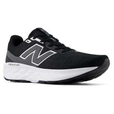 Imagem de New Balance Fresh Foam 520 V9 Tênis de corrida masculino, Preto/Castlerock/Prata Metálico, 46