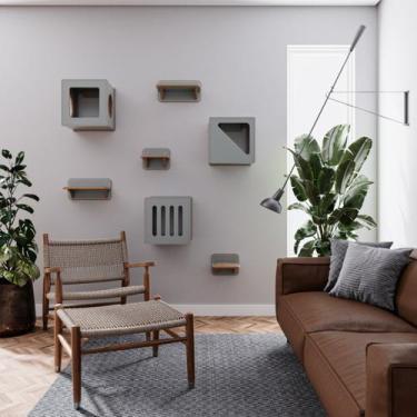 Imagem de Prateleira para Gatos 100% MDF 32x 22x 30 cm Fredy - Ferpa Design