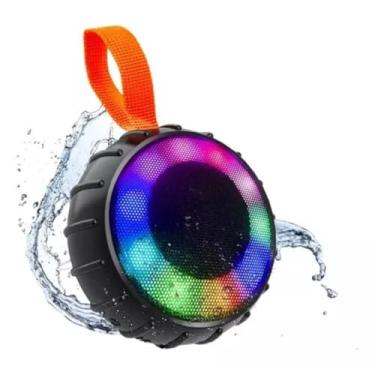 Imagem de Caixa de Som Bluetooth Portátil e Potente com Som Estéreo e Resistente à Água.