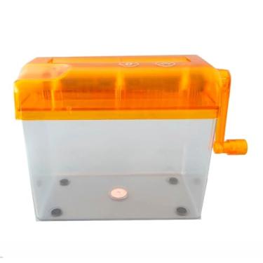 Imagem de Arquivo Manual Shredder, Triturador de Papel, Amarelo, Azul, Preto(Laranja)