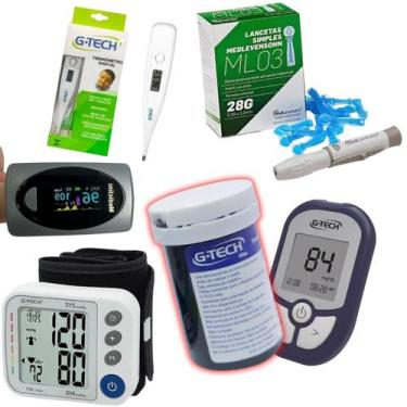 Imagem de Kit Completo Para Saude 50 Tiras Gtech Vita Com Aparelho - Genérico